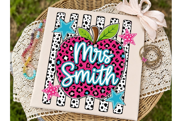 Miss Smith Apple PNG Sublimation Shirt