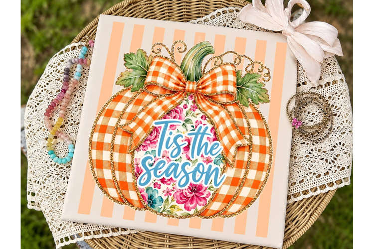 'Tis the Season Pumpkin PNG Shirt Design
