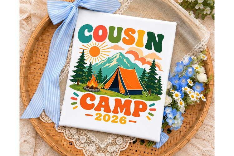Cousin Camp 2026 PNG Sublimation Shirt
