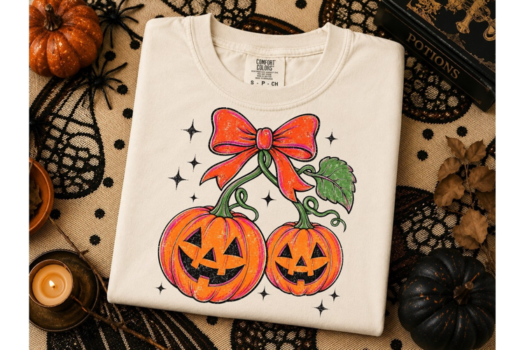 Halloween Jack-O-Lantern Bow PNG Clipart