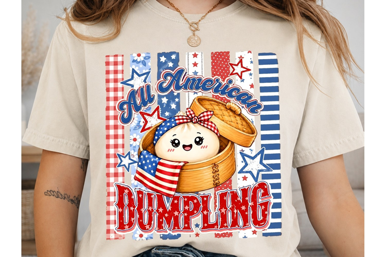 All American Dumpling PNG Shirt Design