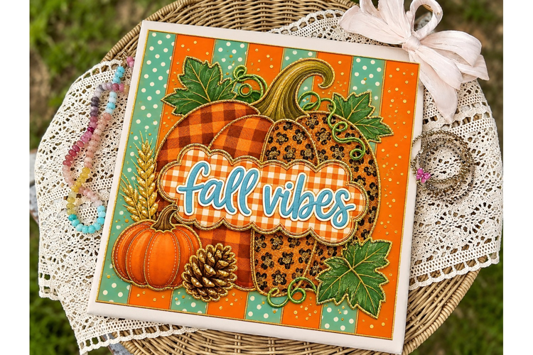 Fall Vibes Pumpkin PNG Sublimation Shirt