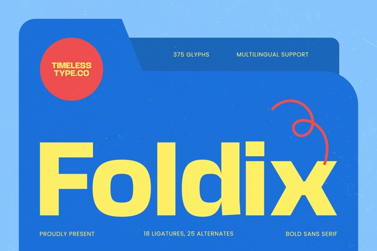 Foldix Bold Sans Serif