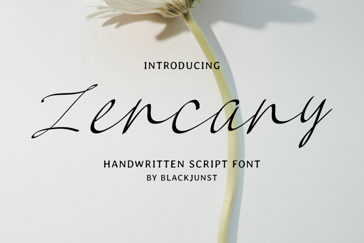 Zencany Handwritten Script example image 1
