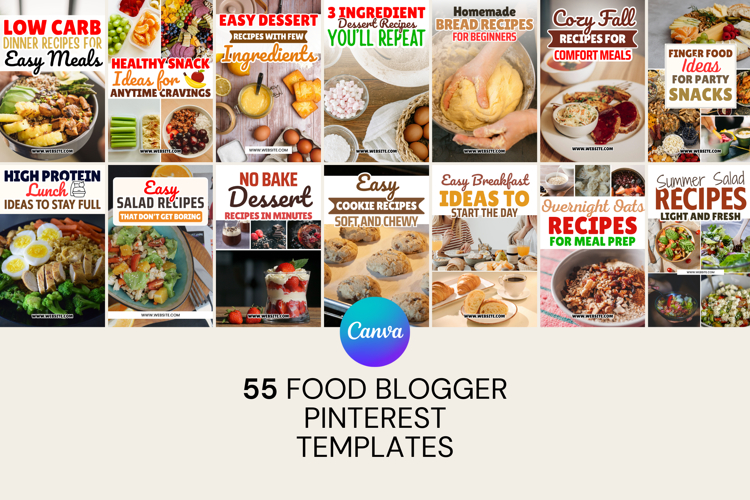 Food Blogger Pinterest Marketing Pin
