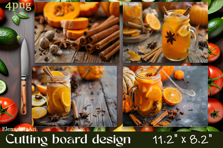 FOOD cutting board sublimation PNG
