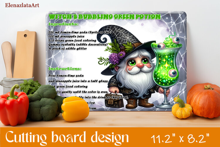Halloween Cutting Boards Designs, Kitchen Conversion Charts example image 1