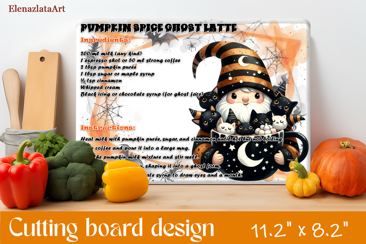 Halloween Cutting Boards Designs, Kitchen Conversion Charts