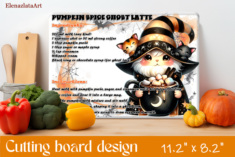 Halloween Cutting Boards Designs, Kitchen Conversion Charts