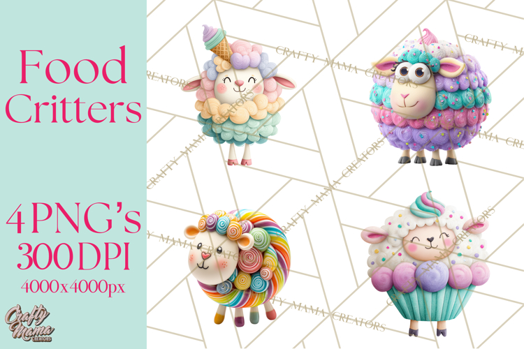 Food Mashup Animals PNG Clipart, Cute Kawaii Animal Clip Art