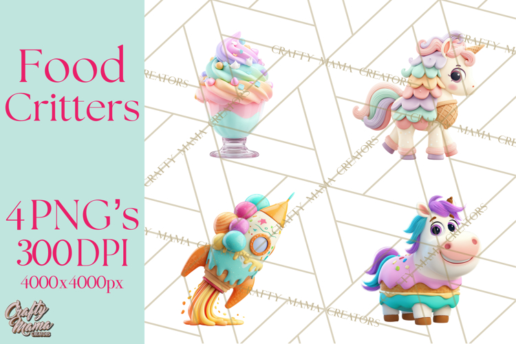 Food Mashup Animals PNG Clipart, Cute Kawaii Animal Clip Art