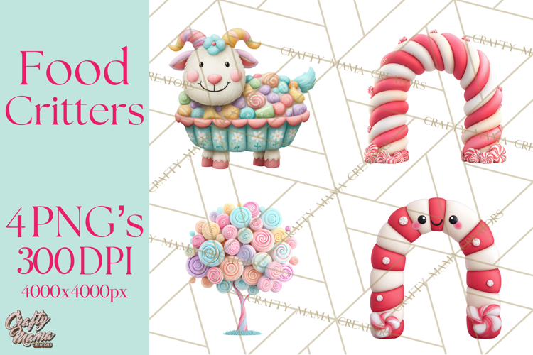 Food Mashup Animals PNG Clipart, Cute Kawaii Animal Clip Art