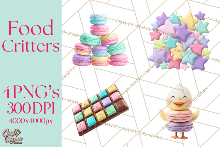 Food Mashup Animals PNG Clipart, Cute Kawaii Animal Clip Art