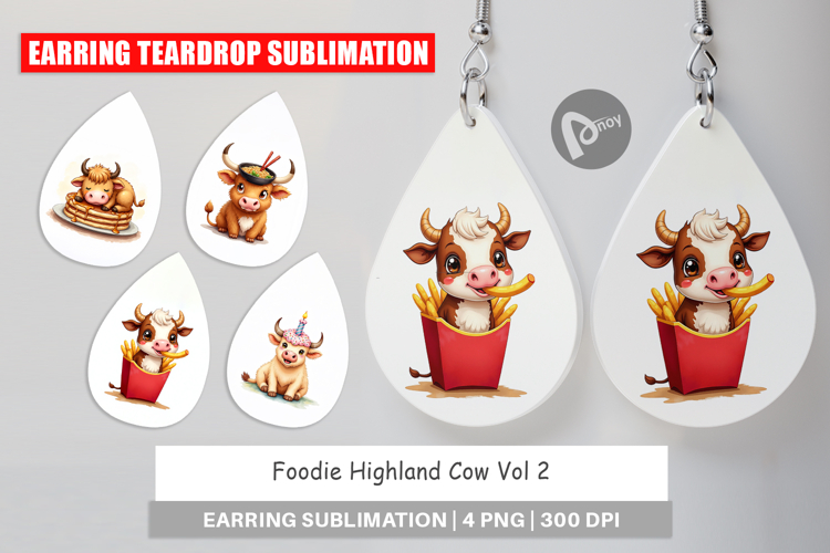 Earring Sublimation Designs Image 8