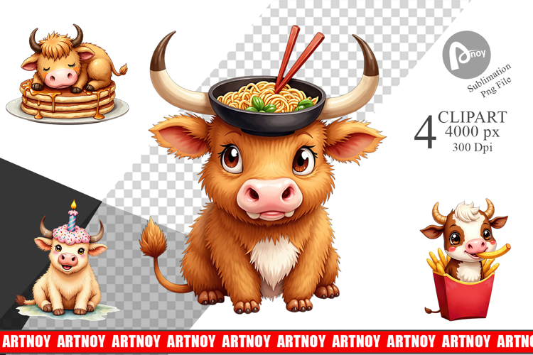 Cow Sublimation Designs Image 12