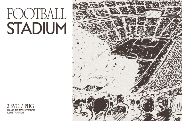 Football Stadium Megaphone Illustrations