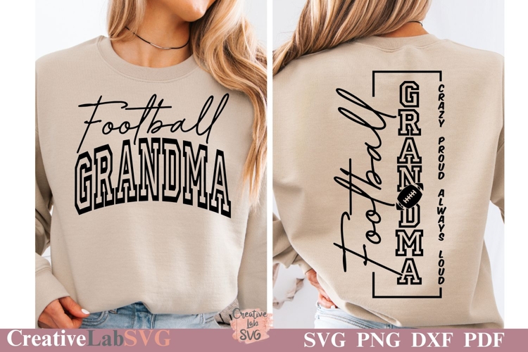 Football Grandma Svg Image 6