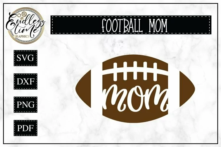 Football Mom SVG Cut File