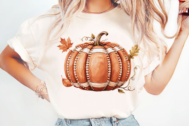 Football Pumpkin PNG Designs