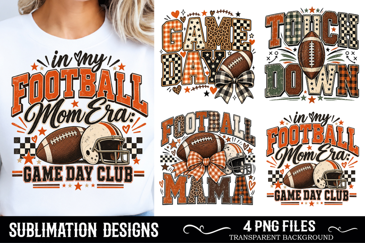 Football Season PNG, Game Day Football Sublimation