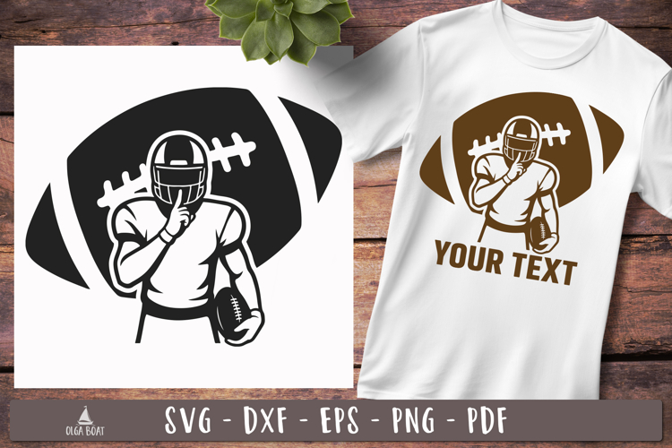 Football Silence SVG Custom Design