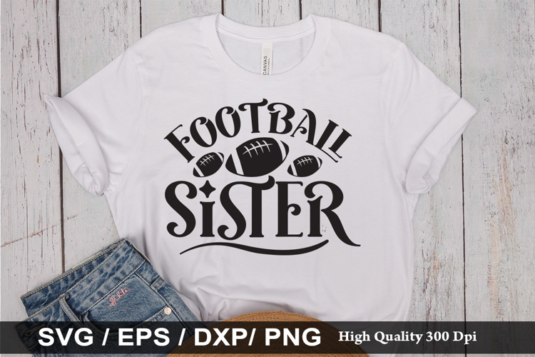 Football sister - Game Day SVG Design