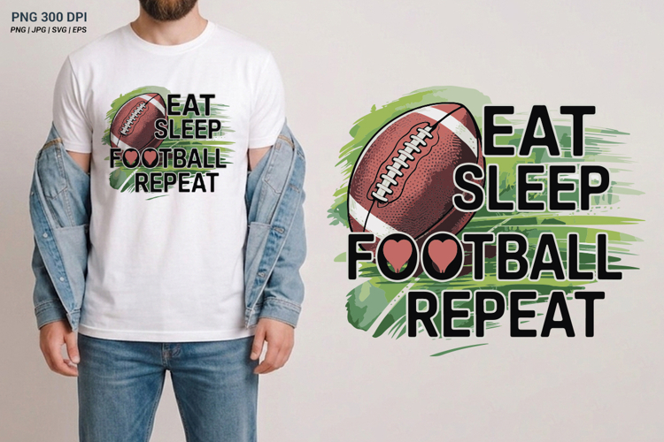 Football Sublimation SVG PNG