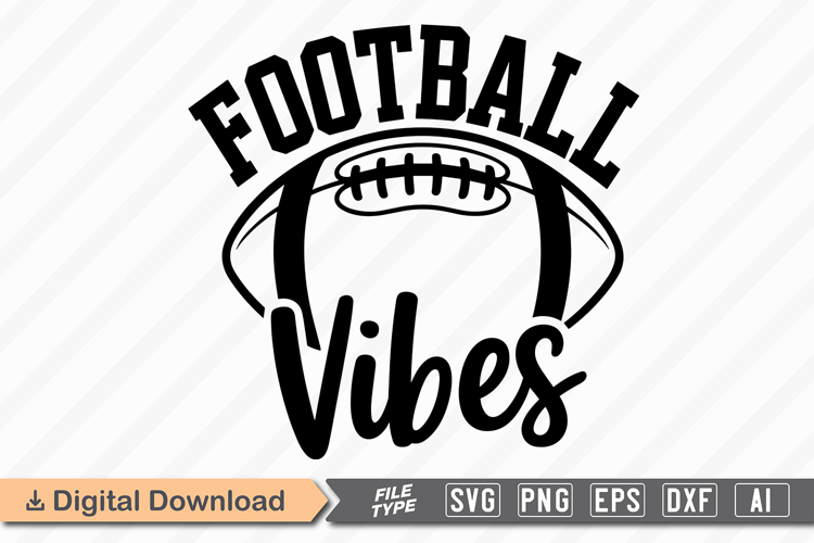 Football Vibes SVG | American Football SVG