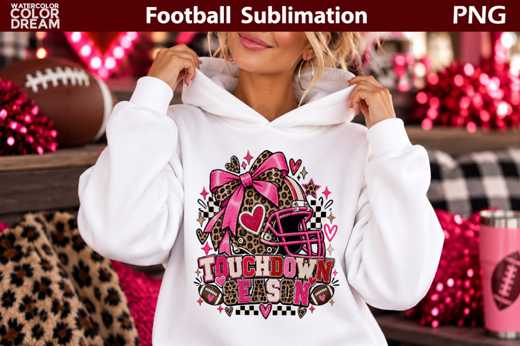 Football Season T Shirt | Feminine Sports Sublimation