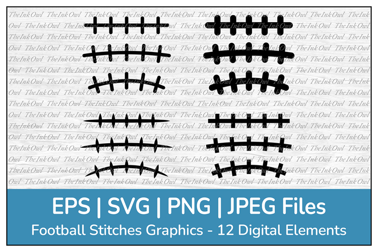 Football Stitches Svg Image 20