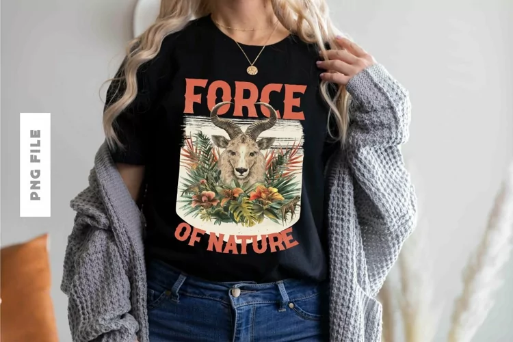 Force Of Nature T shirt Design