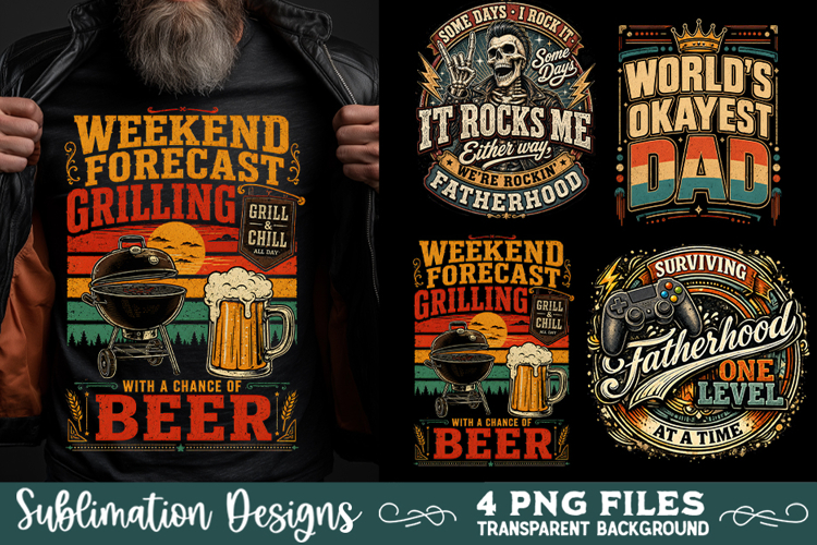 Dad sublimation PNG, Father 4 PNG, Father's day PNG example image 1