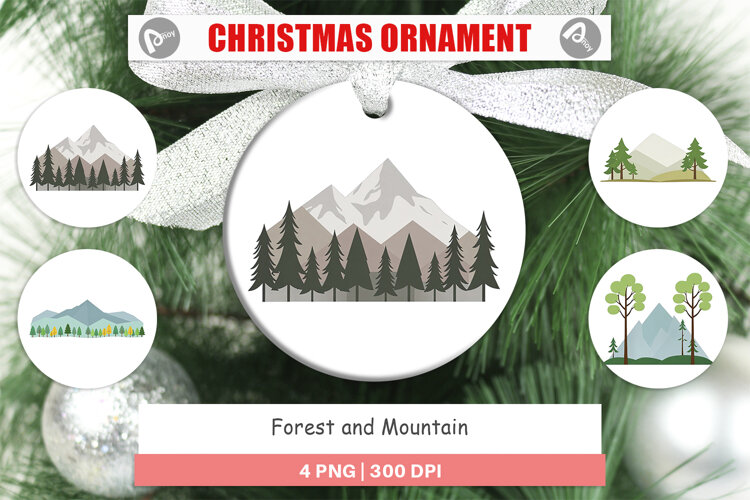 Ornament Forest and Mountain example image 1