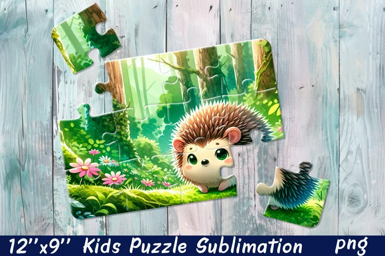 Animal Puzzle Design. Animals Puzzle Sublimation