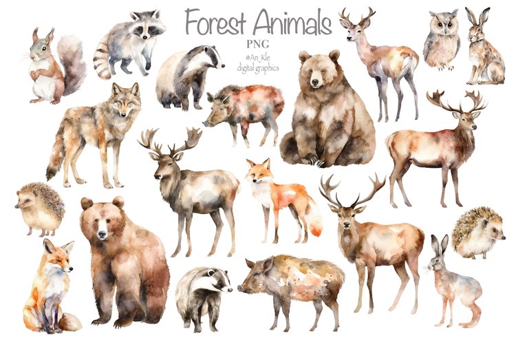 Forest Animals Clipart Image 10