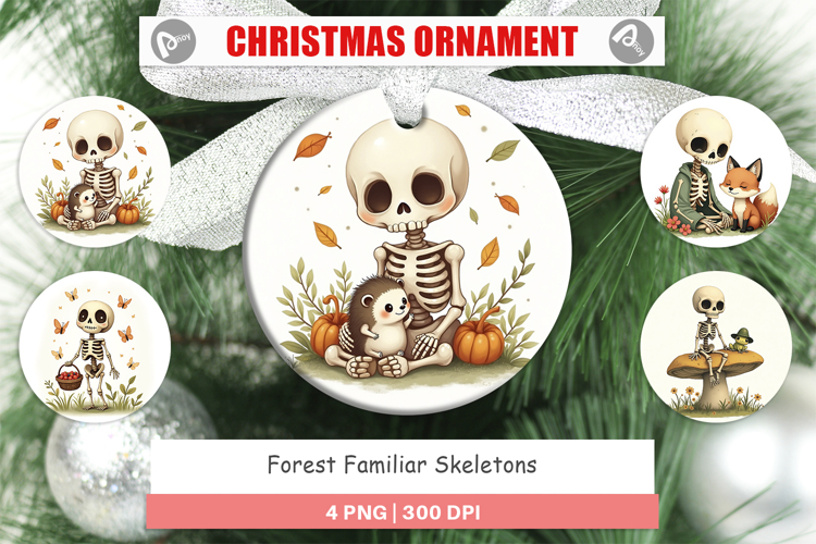 Ornament Forest Familiar Skeletons