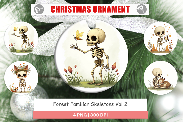 Ornament Forest Familiar Skeletons