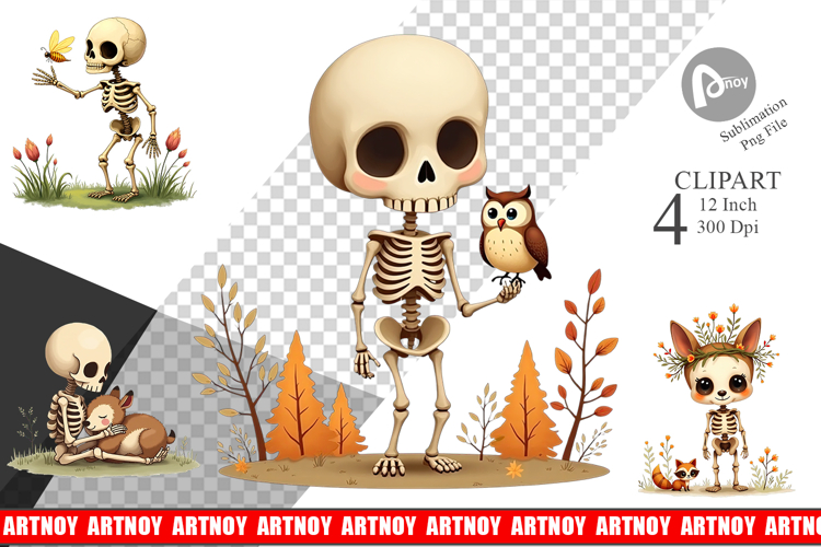 Skeletons Clipart Image 8