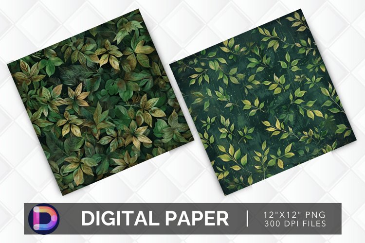 Forest Foliage Digital Paper