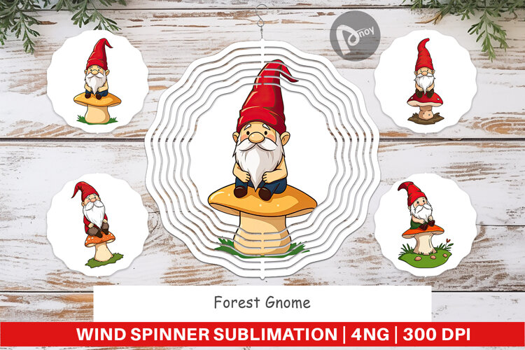 Wind Spinner Gnome in the Forest example image 1