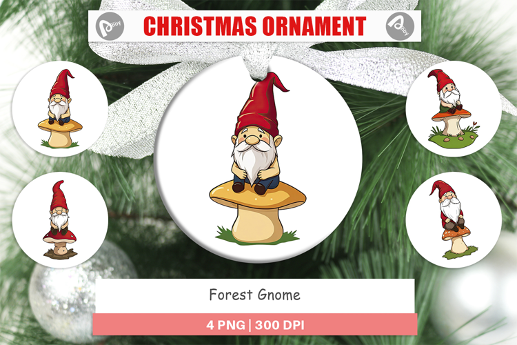 Ornament Gnome in the Forest