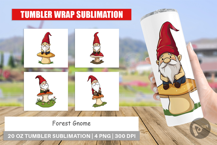 Tumbler Gnome in the Forest