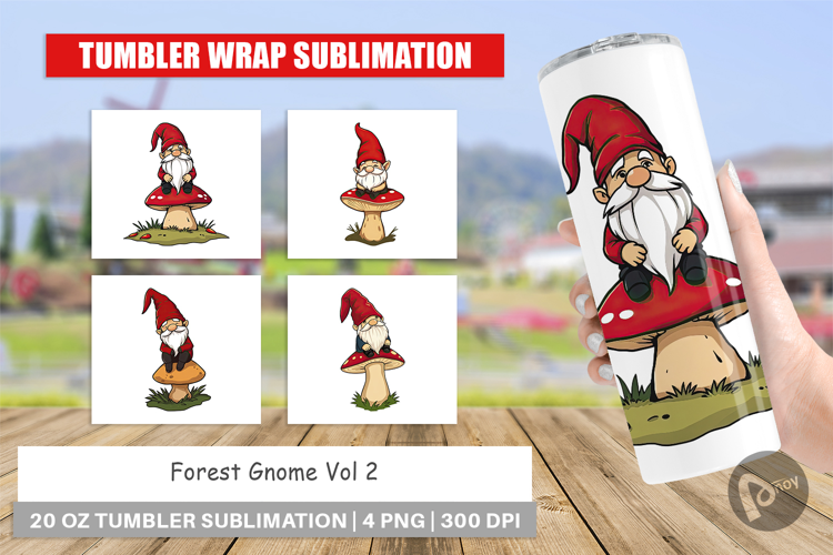 Tumbler Gnome in the Forest