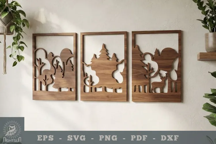 Forest Lasercut Wall Decor