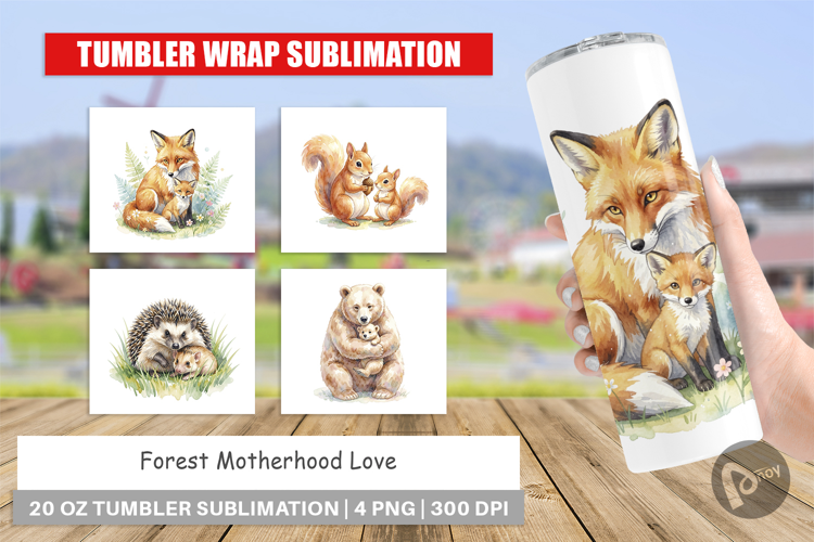 Forest Motherhood Love Tumbler