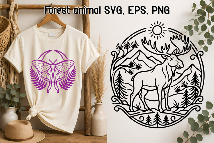 Woodland Animal Nature SVG | Cute Animal SVG
