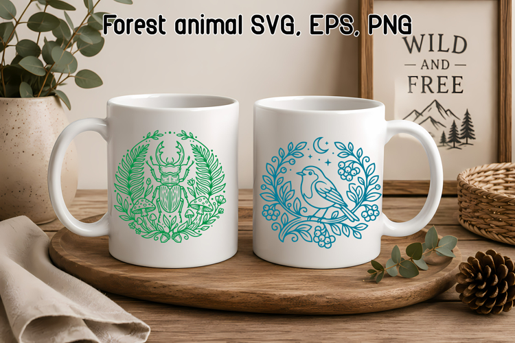 Woodland Creature SVG Designs | Cute Animal SVG