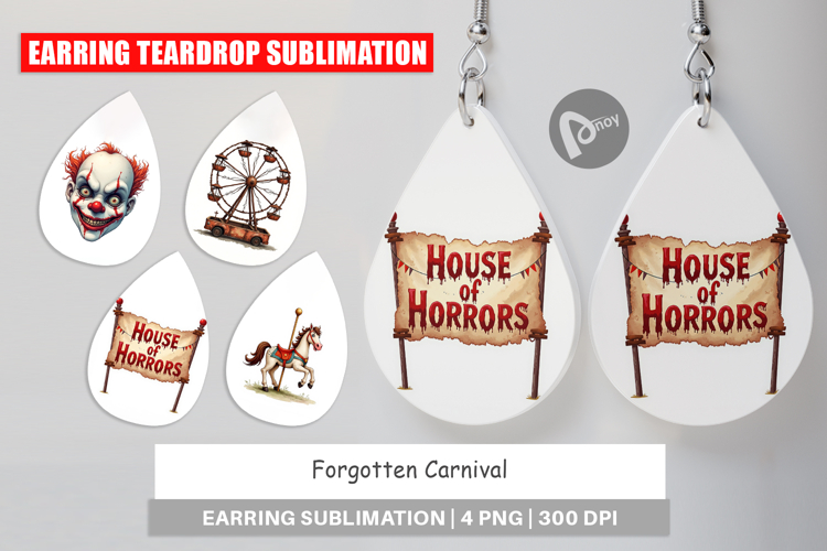 Forgotten Carnival Earring
