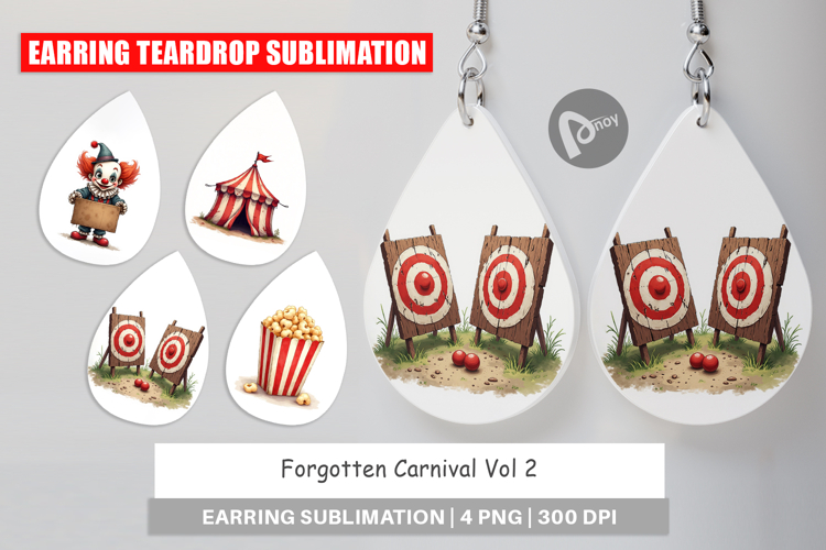 Forgotten Carnival Earring