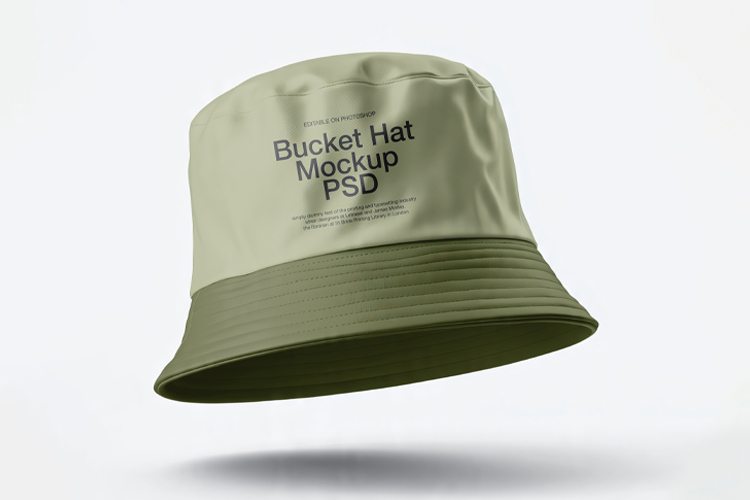 Bucket Hat Apparel PSD Mockup Template